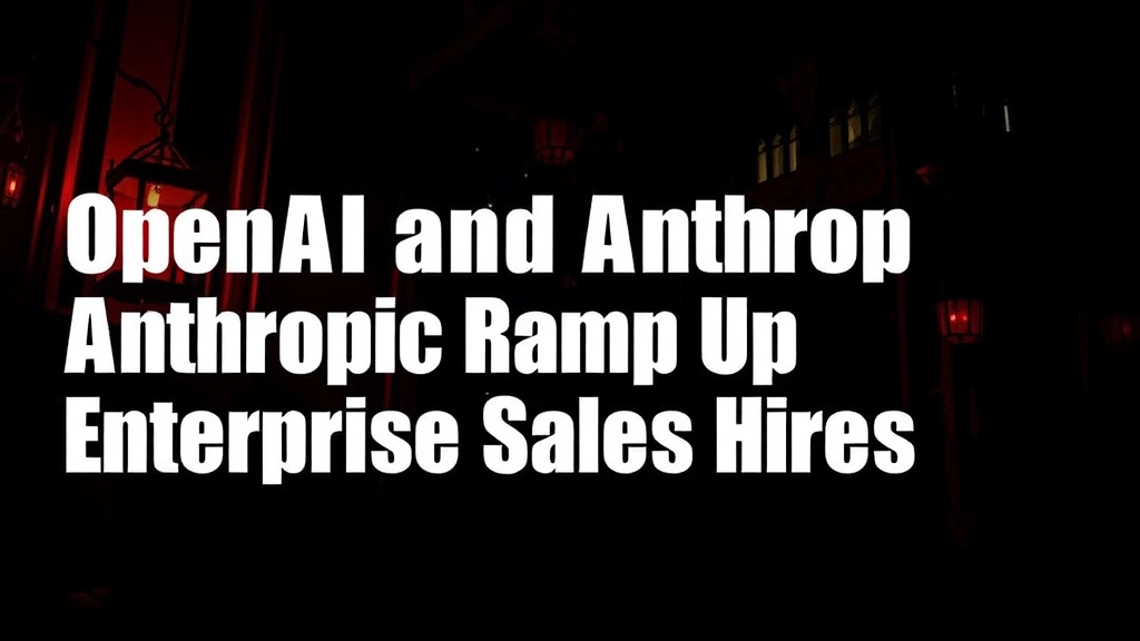 OpenAI and Anthropic Ramp Up Enterprise Sales Hires