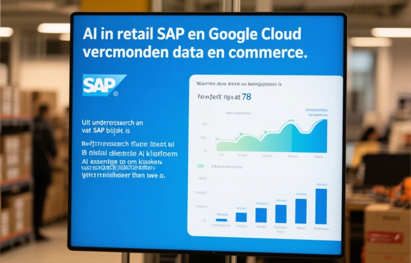 Visuele weergave van AI in retail