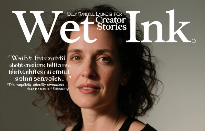 Visual representation of Holly Randall Launches Wet Ink Magazine for Creator Stories