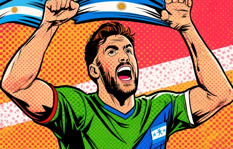 Visuele weergave van Argentinië en Brazilië tanken vertrouwen voor WK