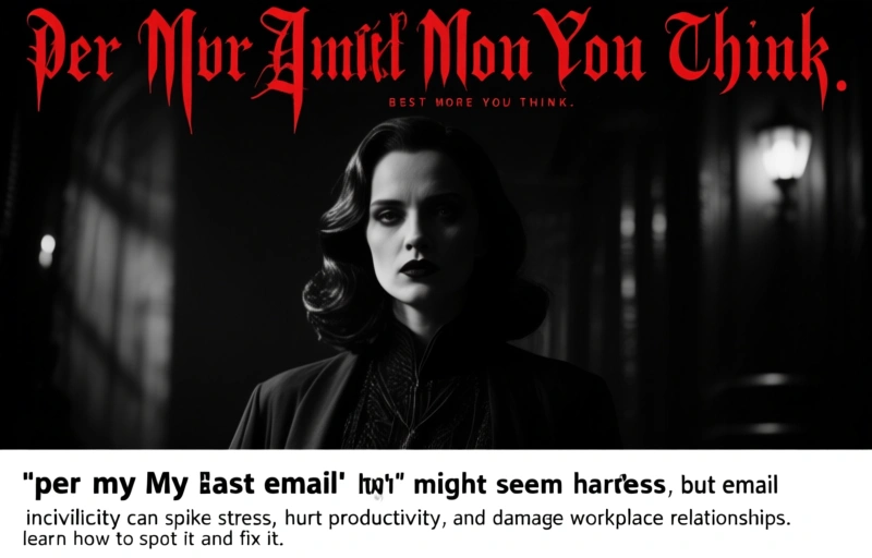 Why 'Per My Last Email' Hurts More Than You Think