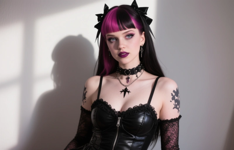 Visuelle Darstellung von xxgothbarbie13xx – Chaturbate-Camgirl