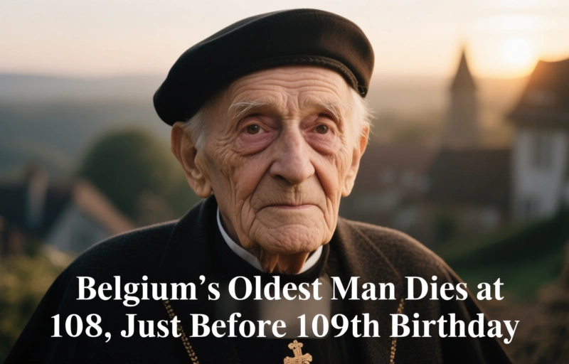 Visual representation of Belgium's Oldest Man Dies at 108, Just Before 109th Birthday