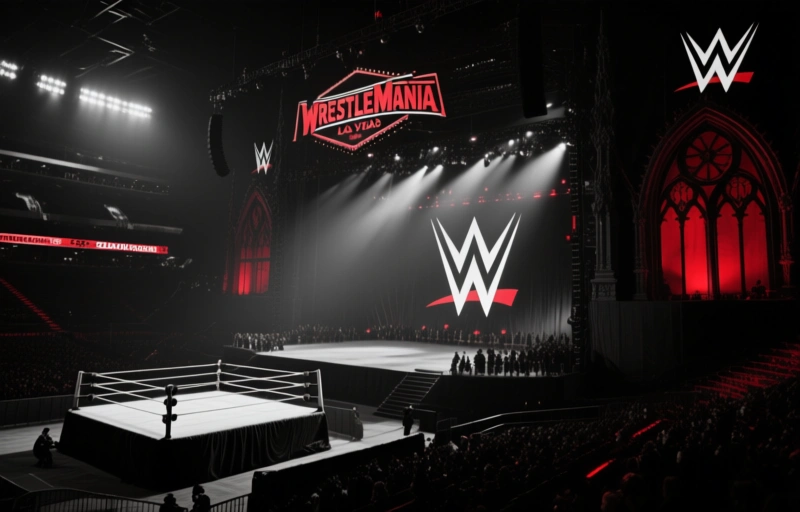 WWE enthüllt gigantische Bühne für WrestleMania 42 in Las…