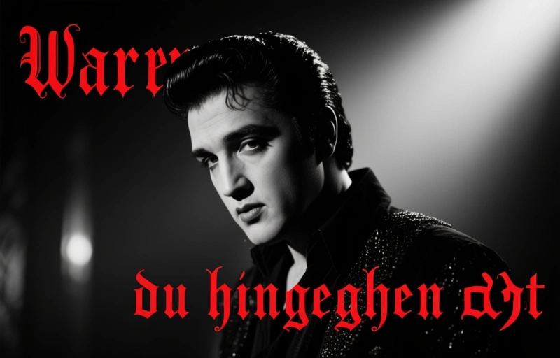 Visuelle Darstellung von Elvis Presley in Concert
