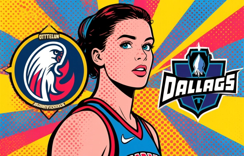 Visuaalinen esitys aiheesta Las Vegas Aces vs Dallas Wings