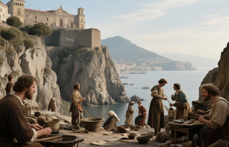 Naples' Rocky Foundation: Jan van Stinemolen's 1582 View