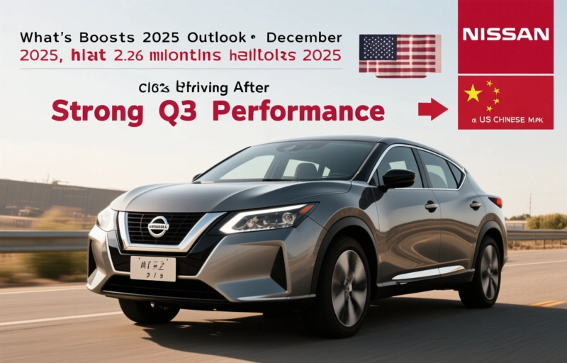 Visual representation of Nissan Boosts 2025 Outlook After Strong Q3 Performance