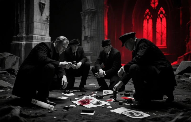 Визуальное представление Расследование убийства в Лас-Вегасе