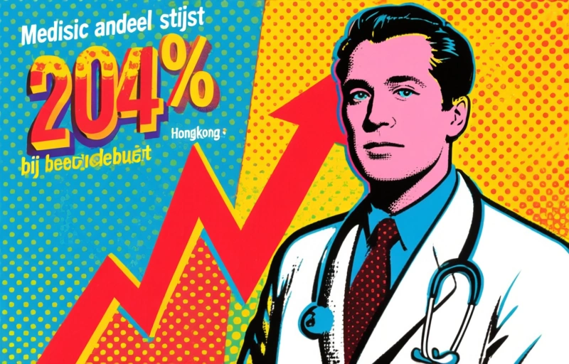 Medisch aandeel stijgt 204% bij beursdebuut Hongkong