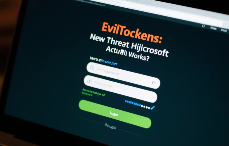 Visual representation of EvilTokens