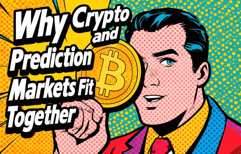 Visual representation of Prediction Markets and Crypto