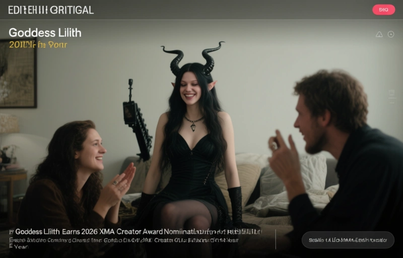 Goddess Lilith Earns 2026 XMA Creator Award Nomination for Fetish Clip Creator of the Year