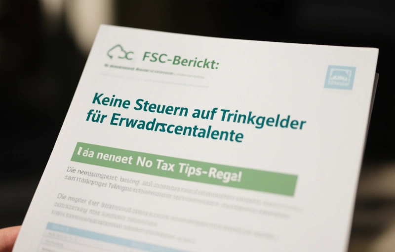 Visuelle Darstellung von FSC-Bericht