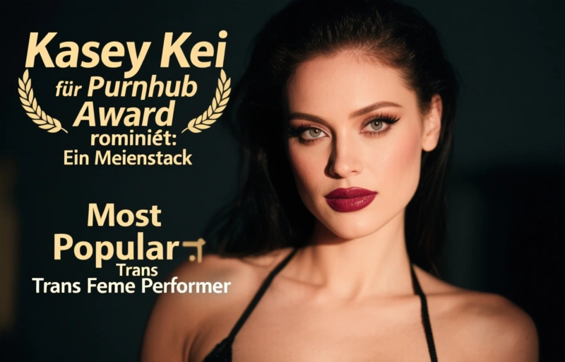 Visuelle Darstellung von Kasey Kei für Pornhub Award nominiert