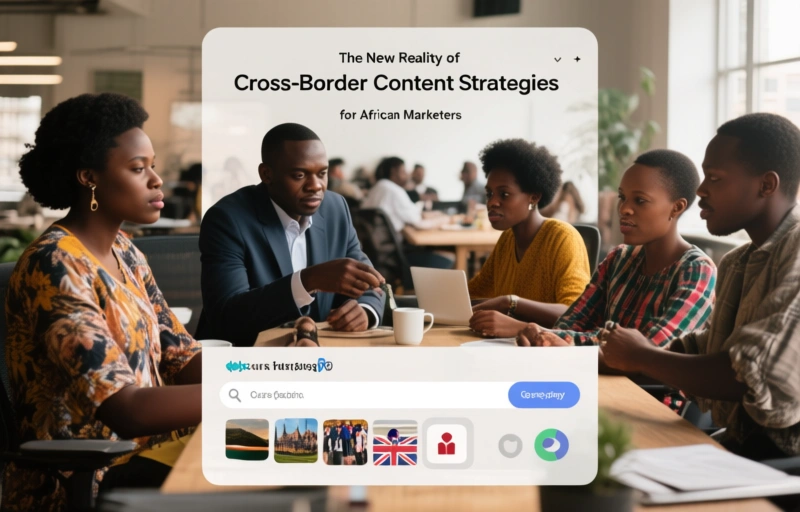 Visual representation of Secure Cross-Border Content Strategies for African Marketers