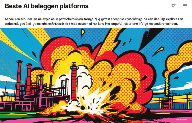 Aandelen Mol dalen na explosie in petrochemische fabriek