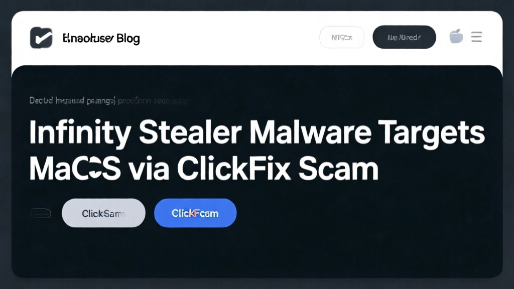 Infinity Stealer Malware Targets macOS via ClickFix Scam