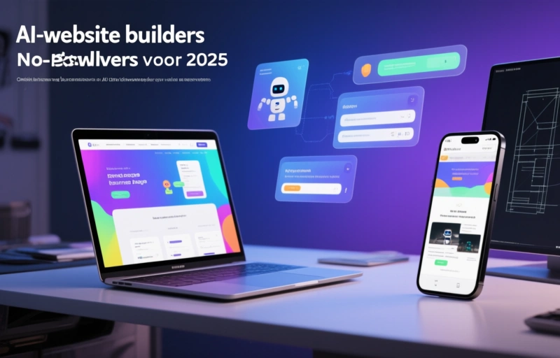 AI-website bouwen: beste bouwers voor 2025