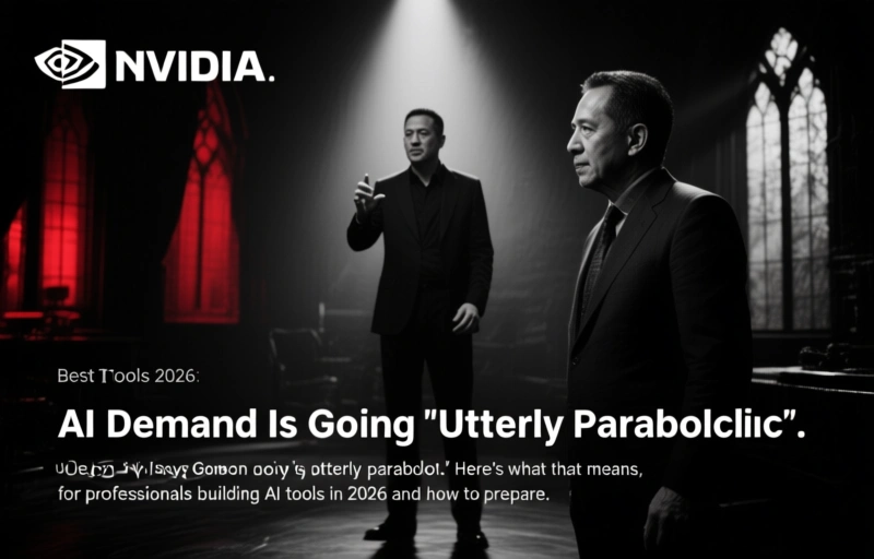 NVIDIA CEO: AI Demand Is Going 'Utterly Parabolic'