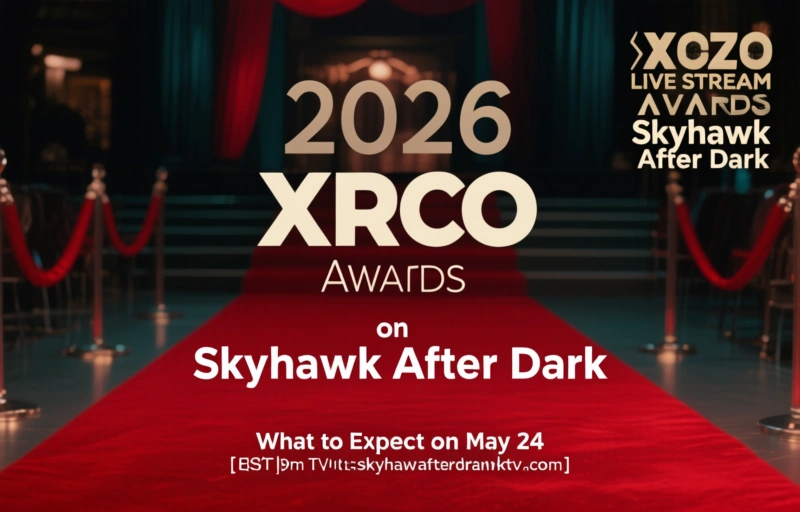 Visual representation of 2026 XRCO Awards Live Stream on Skyhawk After Dark