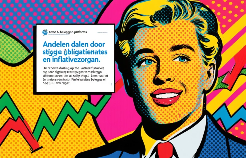 Aandelen dalen door stijgende obligatierentes en inflatiezorgen