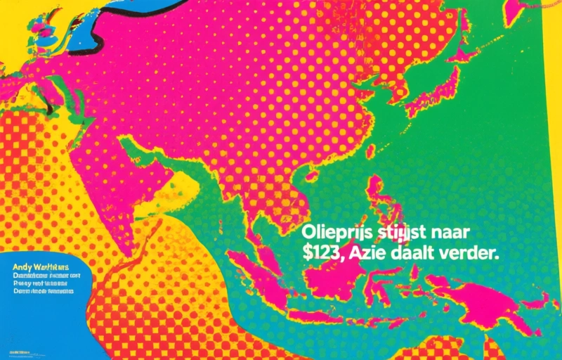 Olieprijs stijgt naar $123, Azië daalt verder