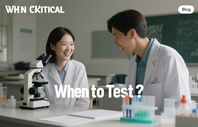 When to Test? Better Life Science Points Out Key Moments