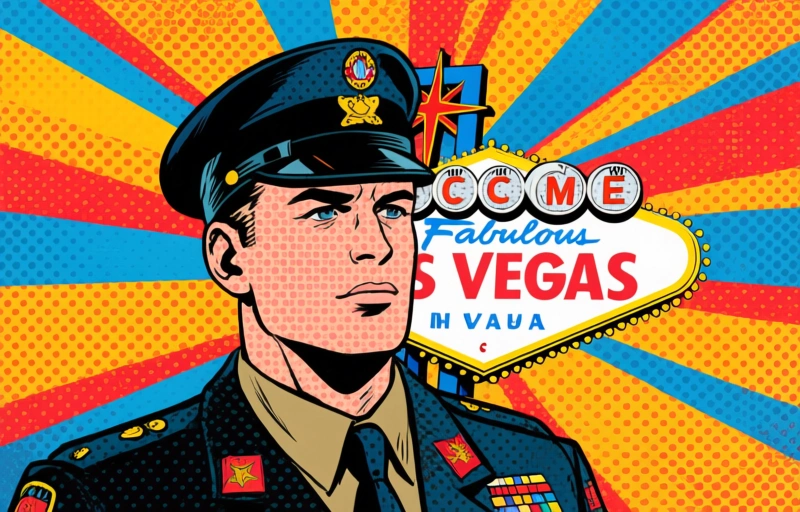 Visuelle Darstellung von Big & Rich ehren Veteranen in Las Vegas