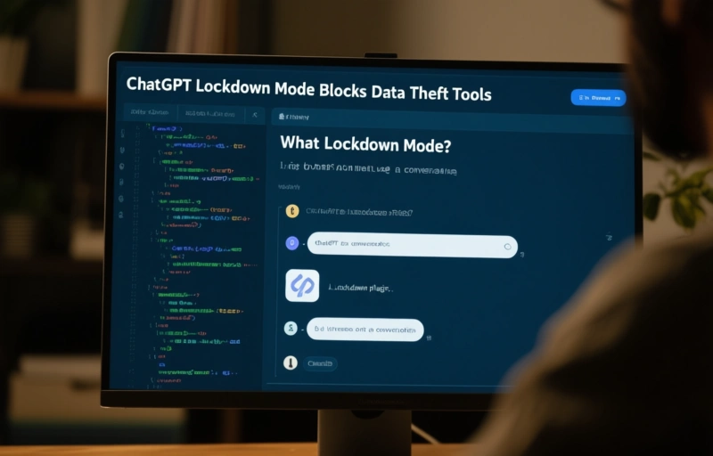 Visual representation of ChatGPT Lockdown Mode Blocks Data Theft Tools