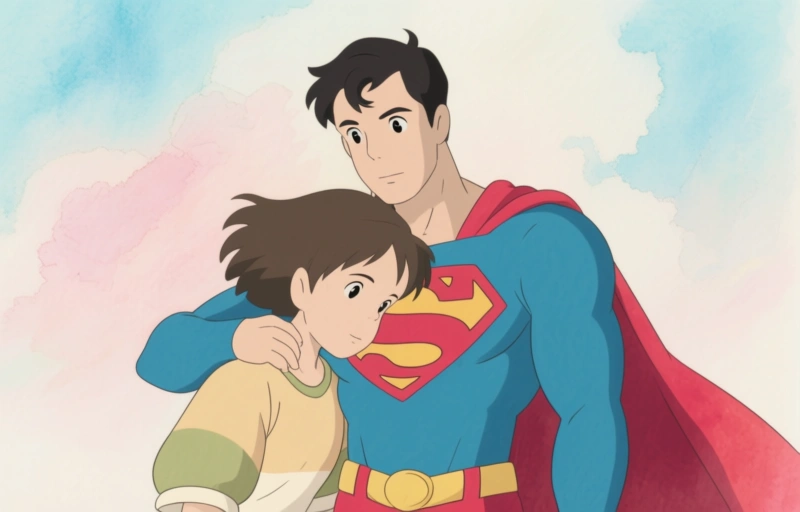 Visuele weergave van Supergirl