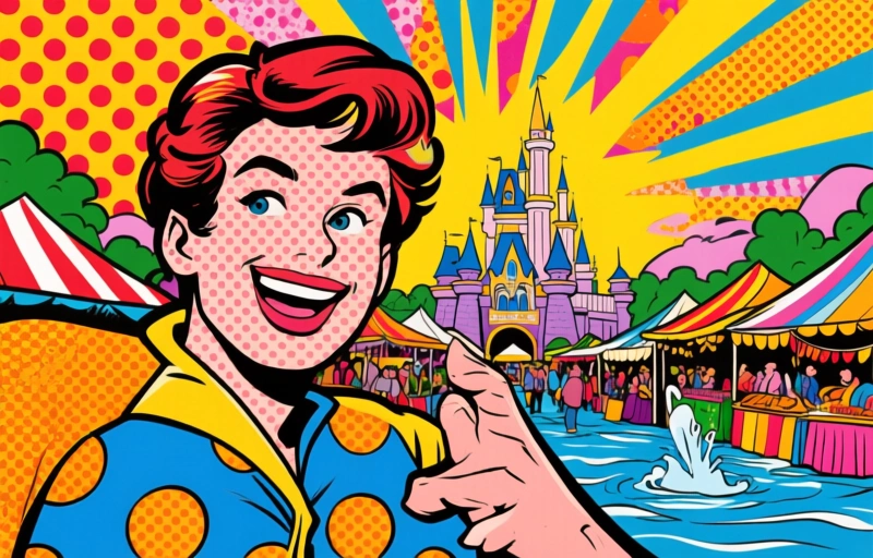 Visuele weergave van Gratis Fantasia Disneymarkt in Vught