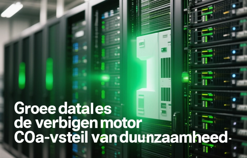 Visuele weergave van Groene datacenters