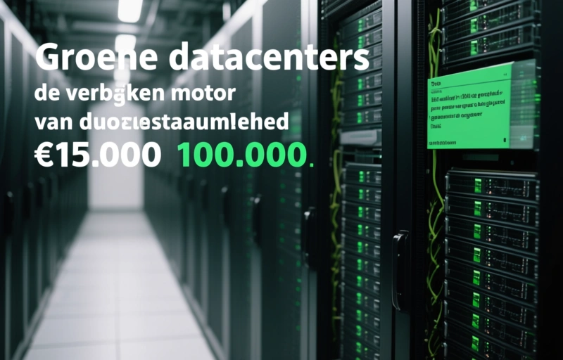 Visuele weergave van Groene datacenters