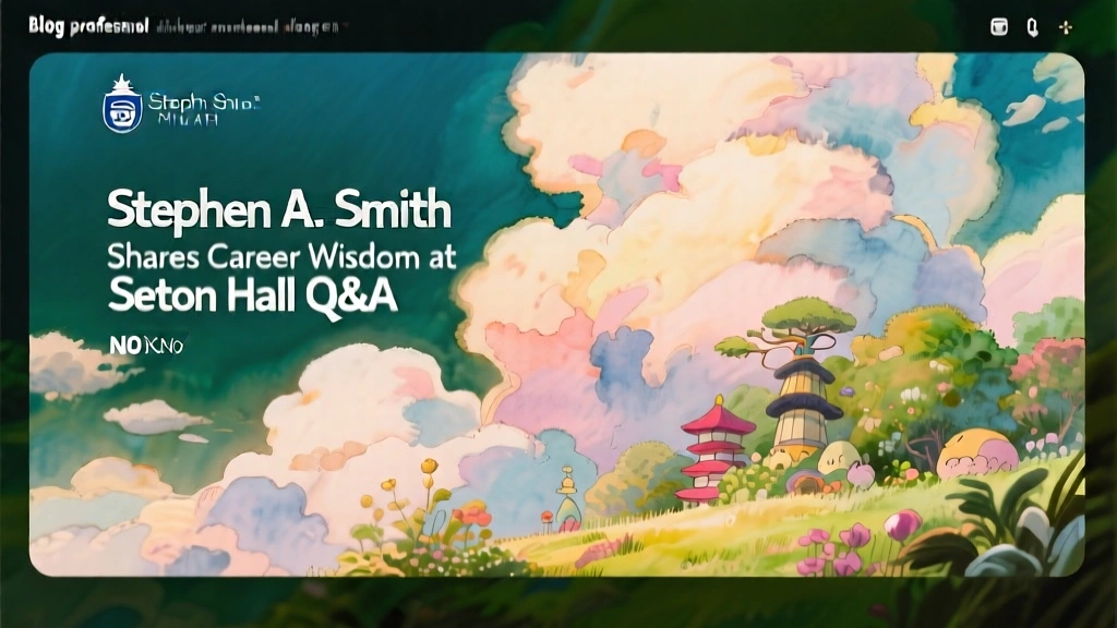 Stephen A. Smith Shares Career Wisdom at Seton Hall Q&A