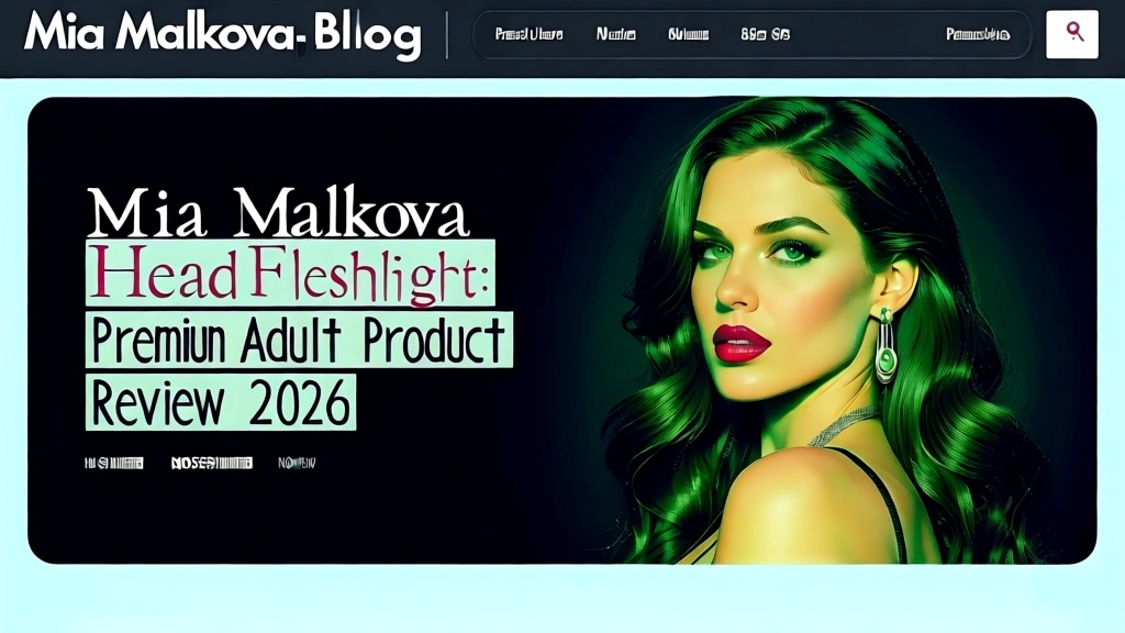 Mia Malkova Headshot Fleshlight: Premium Adult Product Review 2026