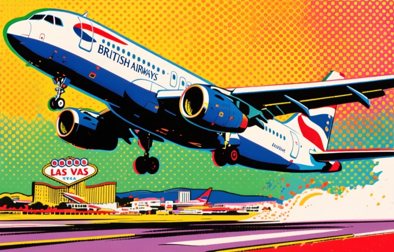 Avión de British Airways pierde llanta al despegar de Las Vegas