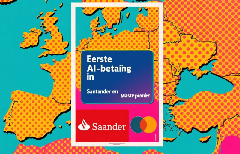 Eerste AI-betaling in Europa: Santander en Mastercard pionieren