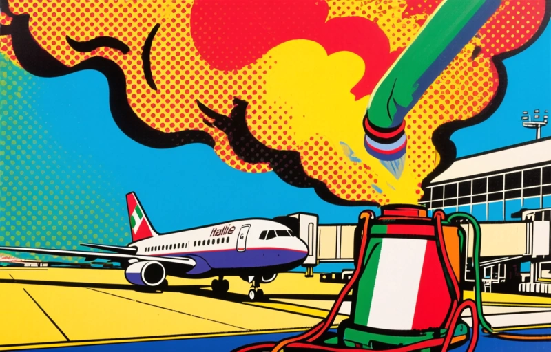 Italië beperkt vliegtuigbrandstof op luchthavens door tekort