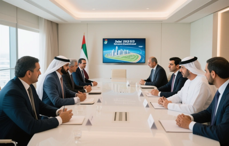 Visual representation of Dubai's 2033 Sports Plan