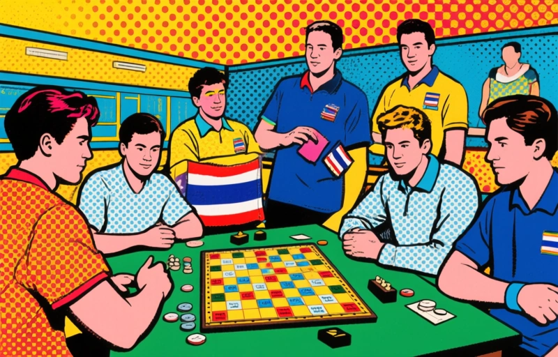 Thailand domineert Scrabble: van schoolhulp tot wereldkampioen