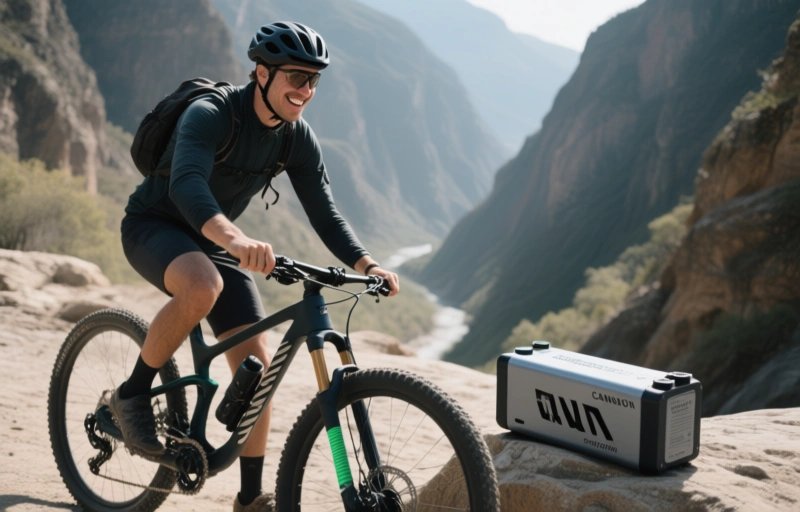 Canyon Spectral:ON 800Wh Battery Range Test