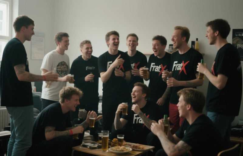 Kyle verwöhnt die ganze Crew bei FratX