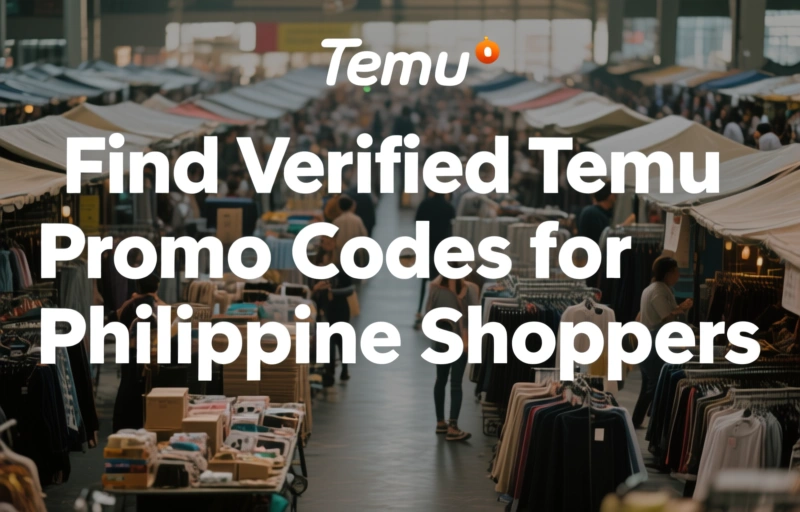 Visual representation of Find Verified Temu Promo Codes for Philippine Shoppers