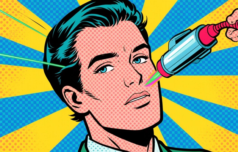 Visual representation of Laser Hair Removal