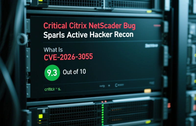 Visual representation of Critical Citrix NetScaler Bug Sparks Active Hacker Recon