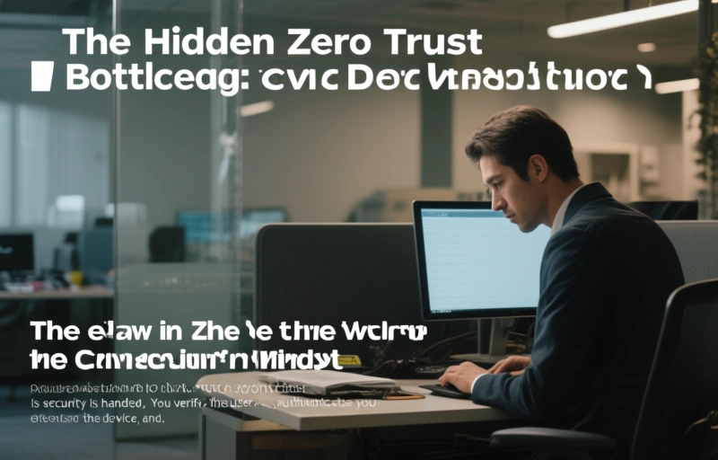 Visual representation of The Hidden Zero Trust Bottleneck