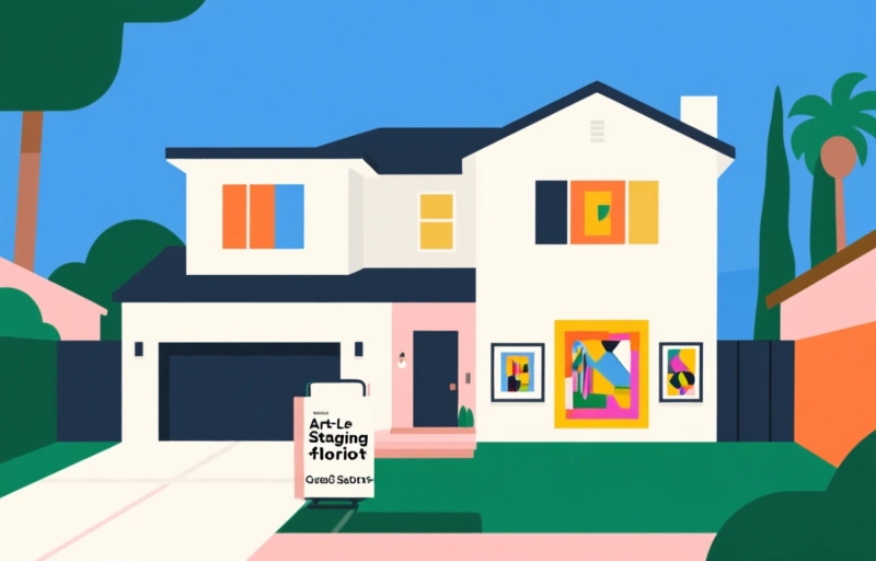 Art-Led Staging Transforms Sherman Oaks Home Sale