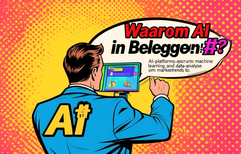 Visuele weergave van AI-beleggen