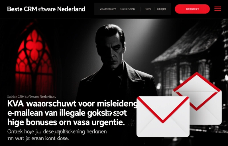 KVA waarschuwt voor misleidende e-mails van illegale goksites